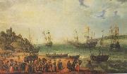 WILLAERTS, Adam The Prince Royal and other shipping in an Estuary oil painting picture wholesale